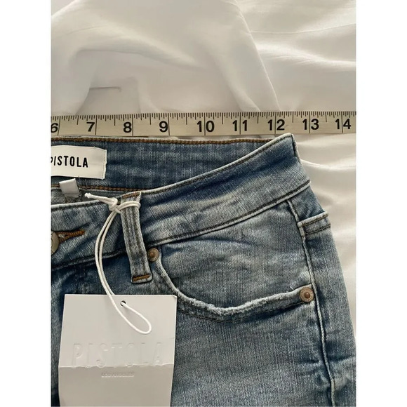 Pistola Arielle Skinny Scissor Cut Hem Jeans NWT - Picture 13 of 15
